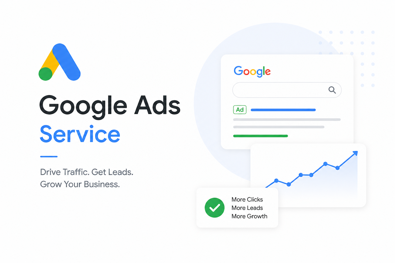 Professional Google Ads management illustration